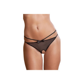 Panty ouvert noire "Femme Fatale" 